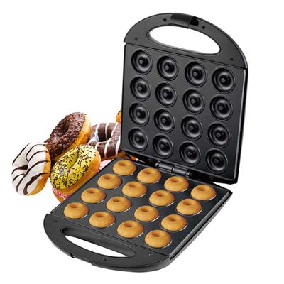 Mini Donut Maker Machine Food Grade Non-stick Surface Design 16 Holes EU
