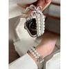 Bow Beads Link Strap For Apple Watch Band For Women 38mm 40mm 41mm 42mm 44mm 45mm 46mm 49mm