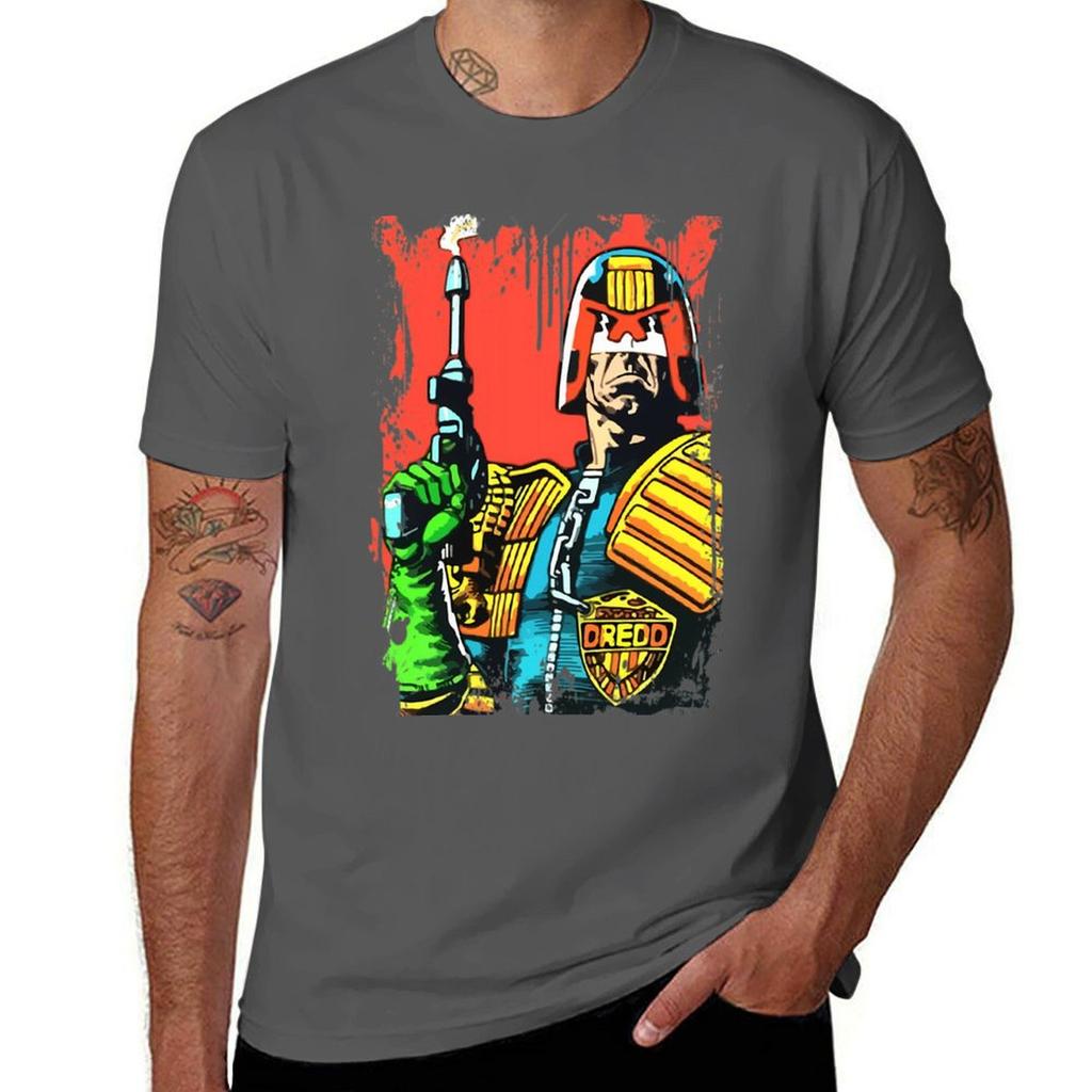 I Am The Law  Vintage Comic TShirt Daily Wear Print TShirt