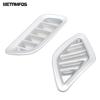 Front Upper Air Condition AC Vent Outlet Cover Trim For Jeep Renegade 2015-2024 2025 Chrome Interior Accessories Car Styling