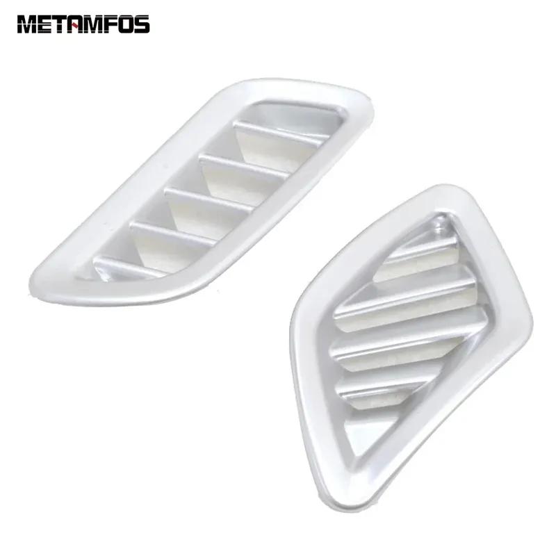 Front Upper Air Condition AC Vent Outlet Cover Trim For Jeep Renegade 2015-2024 2025 Chrome Interior Accessories Car Styling