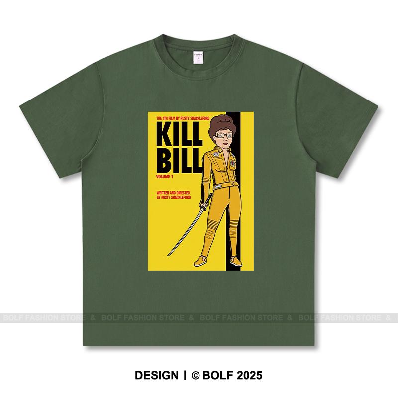 

Жіноча футболка з принтом Kill Bill 100% бавовна Оверсайз Футболки з кінографікою для чоловіків Літні топи Культовий фільм Вуличний одяг M
