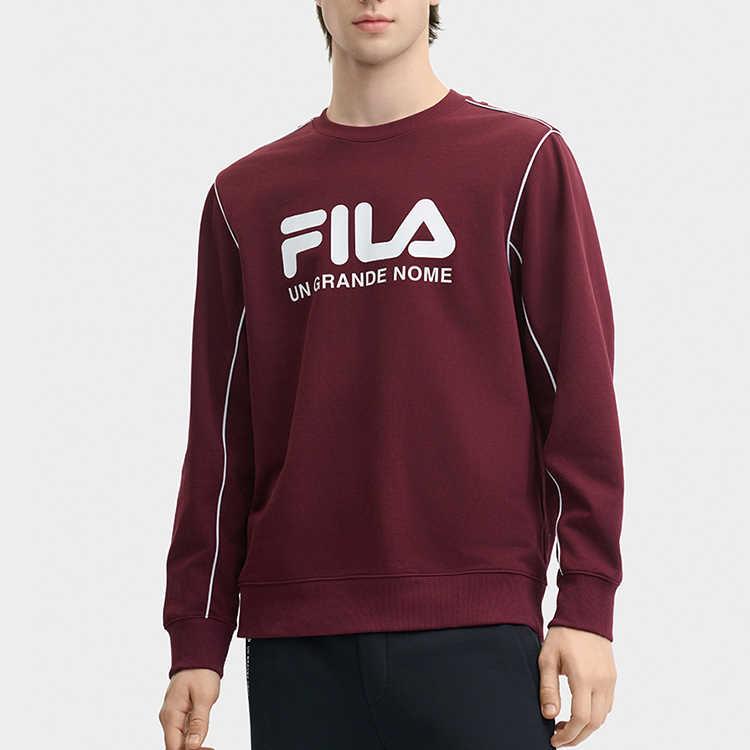 New FILA ORIGINALE Sweatshirt Men's Tree Port Burgundy F11M449211FWI