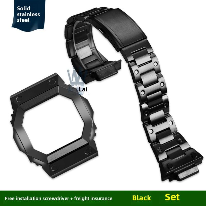 Mod Kit GX-56 Carcasă Metalică Curea Pentru Casio GSHOCK G Pătrat Mare GX-56BB GXW-56 Rama Brățară Ceas Oțel Inoxidabil Bărbați Brățară Solidă