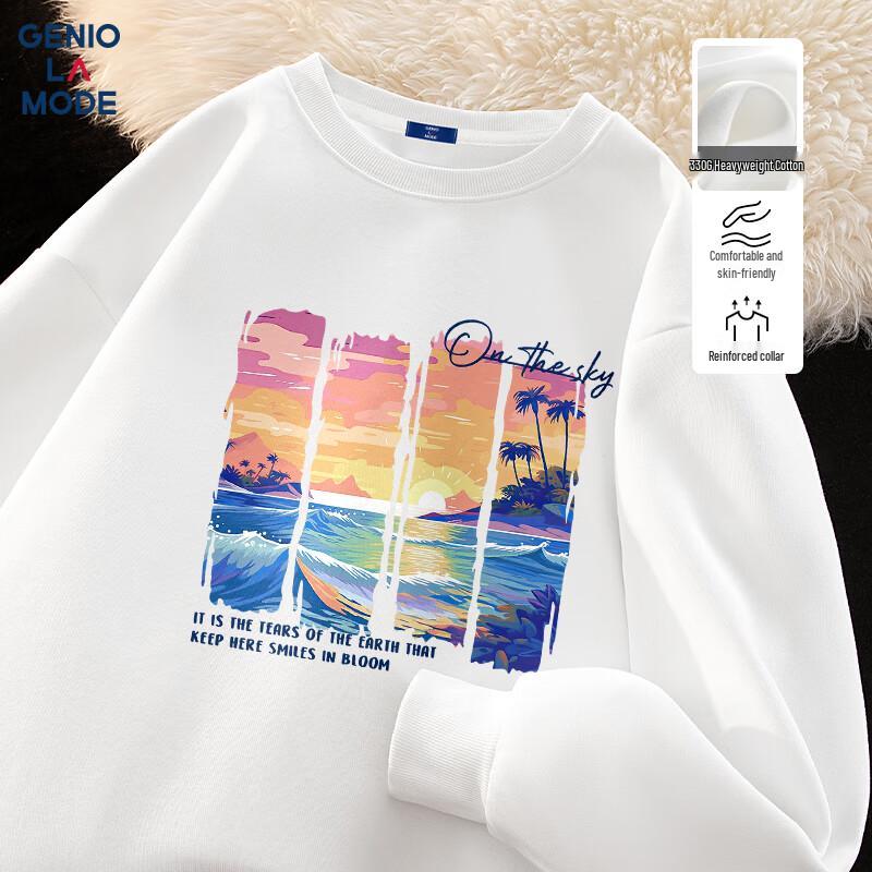 

GENIOLAMODE Men s Round Neck Sweatshirt 3XL