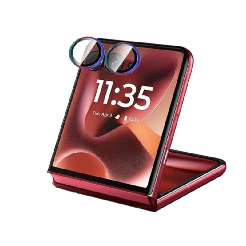 For Motorola Moto Razr 70 Pro Ultra Aluminum Alloy Glass Camera Protectors Sticker for Moto Razr70 70Pro 70Ultra Lens Protective Film For Moto Razr 70 чёрный