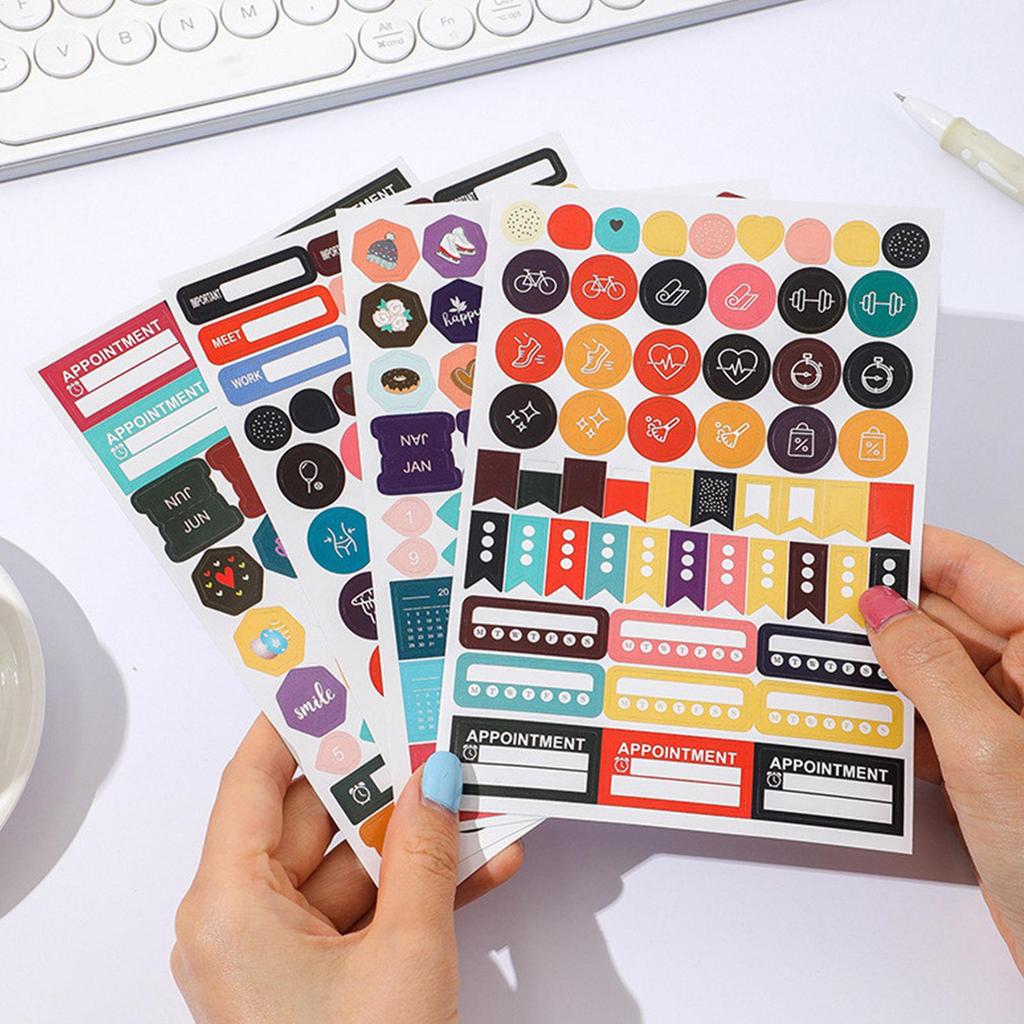 365 Day Poster Calendar 2026 12-Month Yearly Planner Wall Stickers Calendar Large Poster Calendar for Date Work Planning