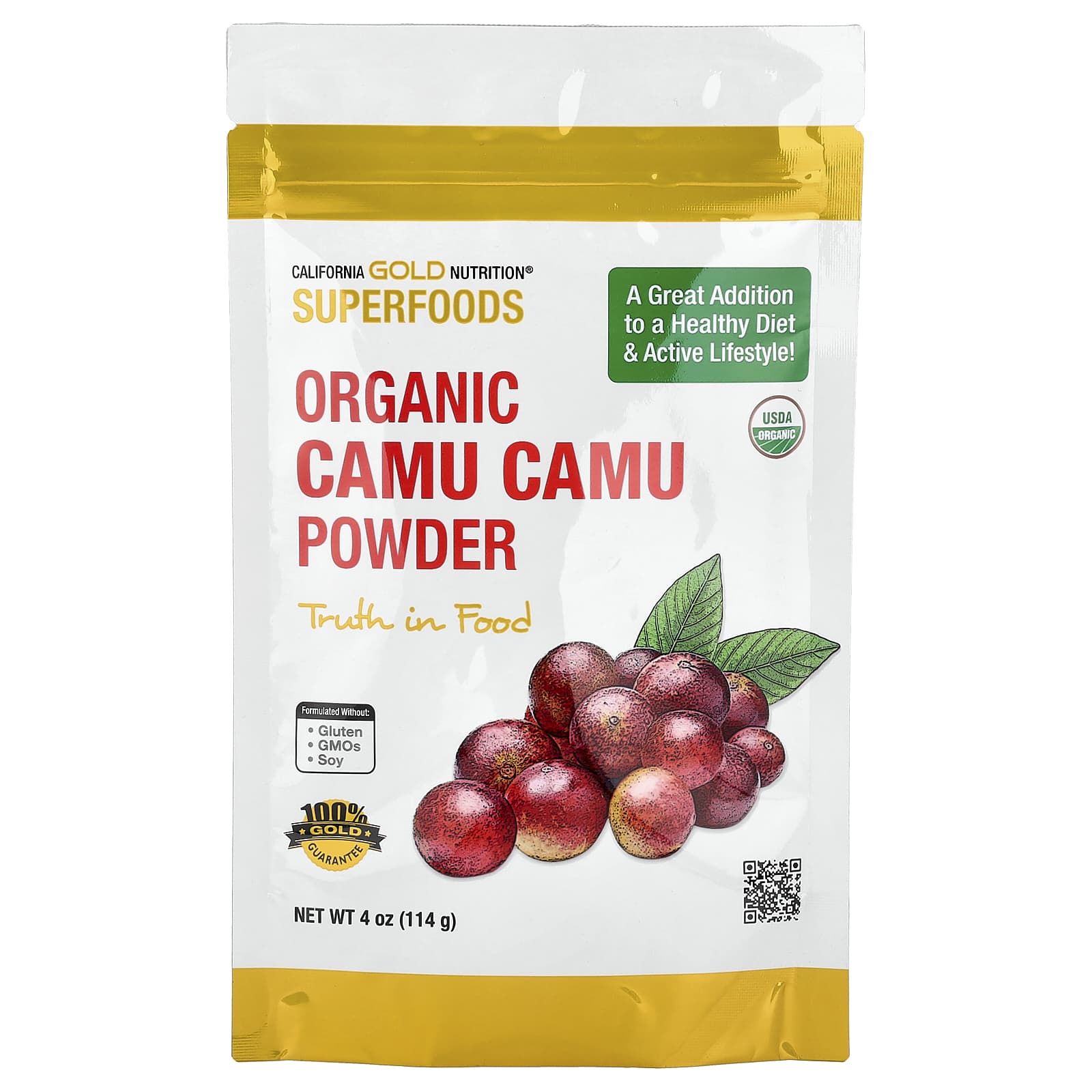 

Superfood, Organic Camu Camu Powder, 114G(4Oz)