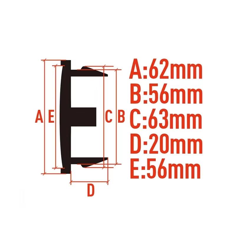 4 Adet/Set 62mm Araba Jant Kapağı Jant Göbek Kapağı Toyota Crown Camry RAV4 C-HR Highlander İçin Oto Aksesuarları