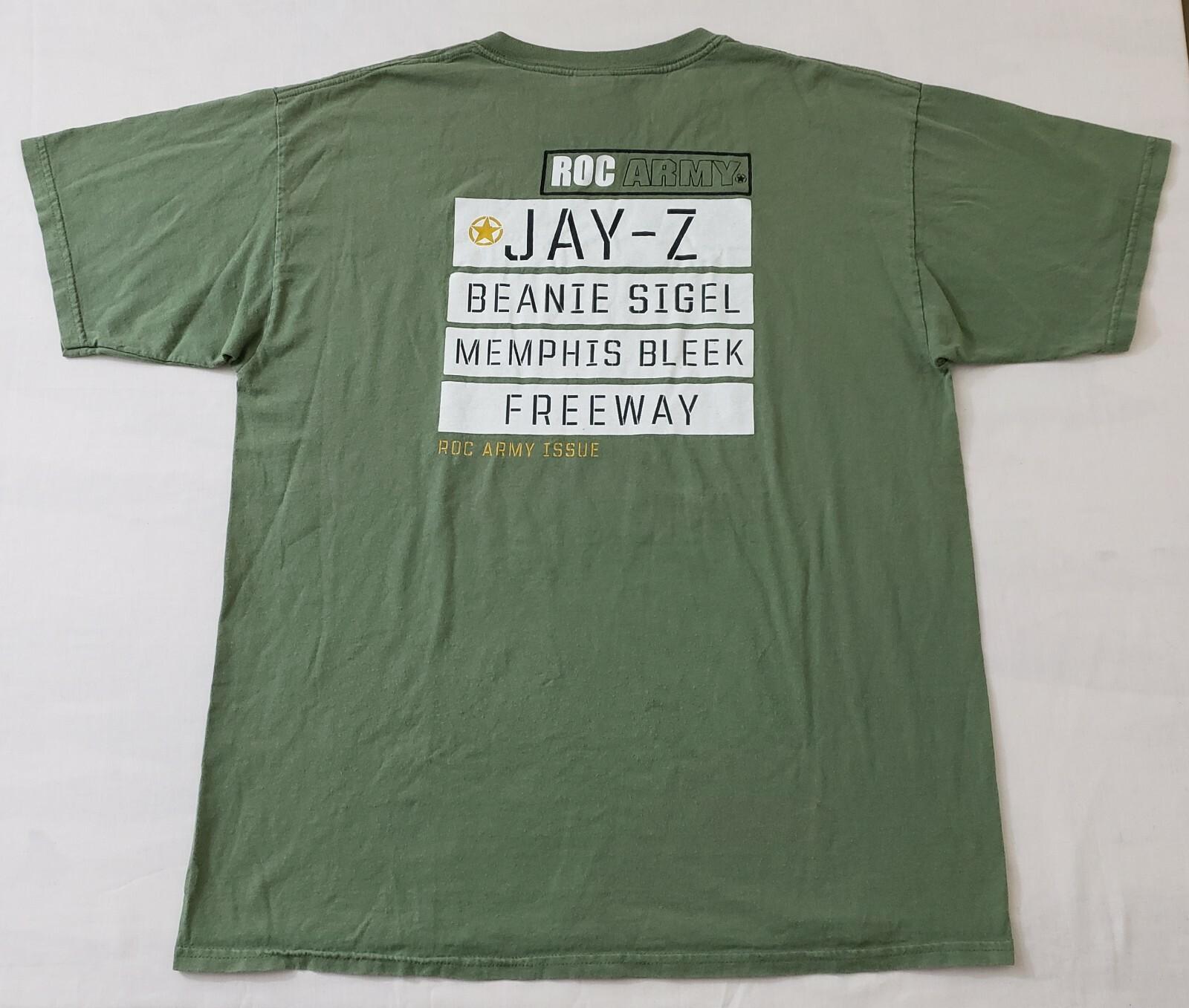 Vtg Jay-Z x Beanie Sigel x Memphis Bleek x Freeway T-Shirt Sz XL Rap Tee Hip Hop XXXXL