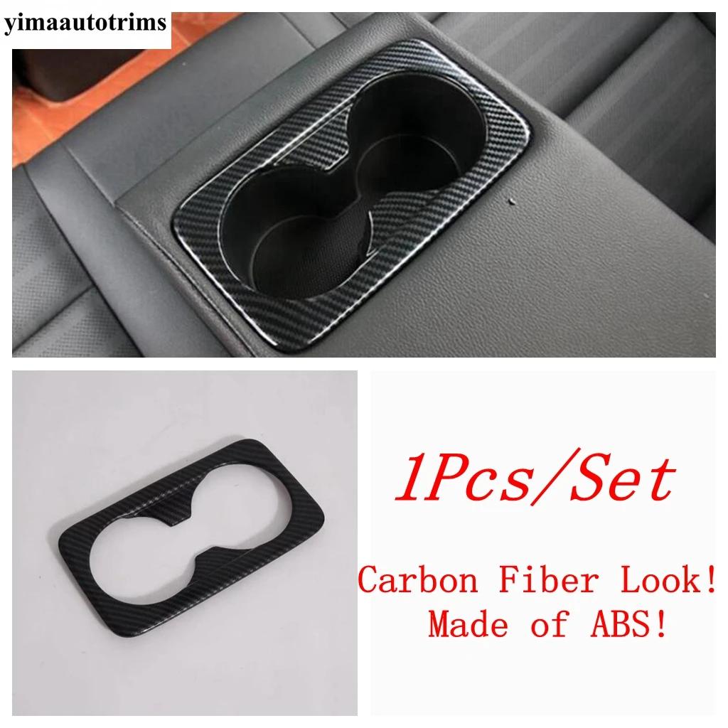 Front Central Control Water Cup Holder Panel Cover Trim For Kia Cerato Forte K3 / Seltos  -  Carbon Fiber Accessories