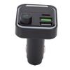 Bluetooth Car Adapter Dual Port Fast Charging Multifunctional FM Transmitter Wireless Radio Adapter 1PC