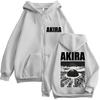Japanese Anime New Tokyo Akira Zipper Hoodies Movie Science Fiction Masataro Kaneda Tracksuit Men's Loose Fleece Popular