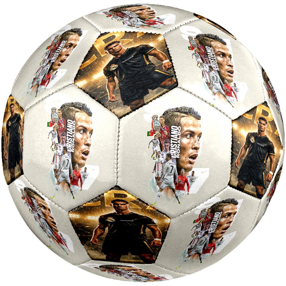 Ronaldos G.O.A.T.: Cr7's Legacy Fußball Größe 5 Maschinengenäht Indoor/Outdoor Training und Spiele perfektes Geschenk für Sportbegeisterte