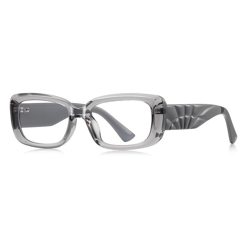 

Korean Japanese Small Square Frames Eyeglasses Female Vintage wide Leg Glasses TR90 Blue Lightweight Blocking Transparent Reading Eyeglasses Original Lenses