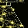 Christmas Tree with 160 Warm White LEDs 150 cm Acrylic