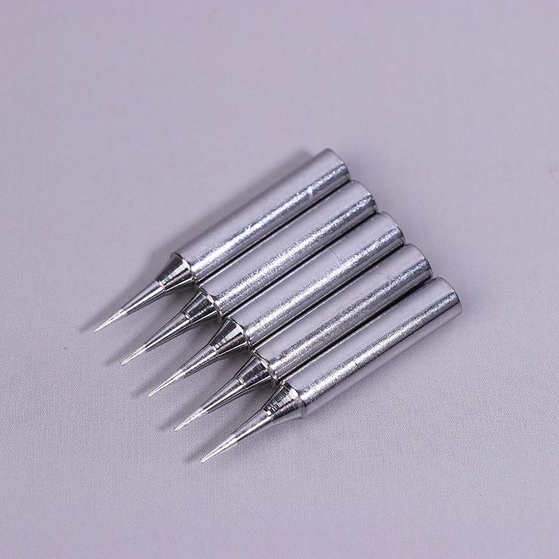 5Pcs Solder Iron Tips Set Welding Equipment Accessories Lead-Free Pure Copper 900M-T-B For Soldering Station
