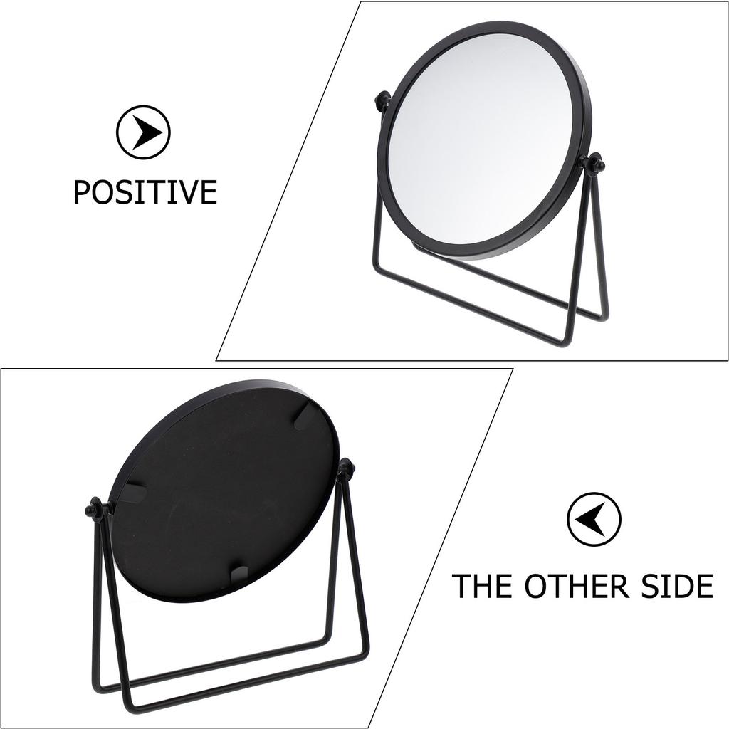 Slim Elegant Swivel Makeup Mirror Round Desktop Vanity Mirror for Makeup Application Skincare Grooming and Gift Use Tabletop