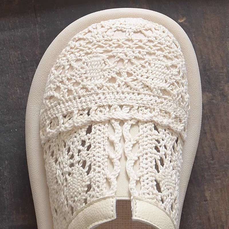 Mori Retro Sandals Women's Summer 2025 New One-pedal Fisherman Shoes Flat Casual Cloth Shoes Popular Pregnant Women Single Shoes