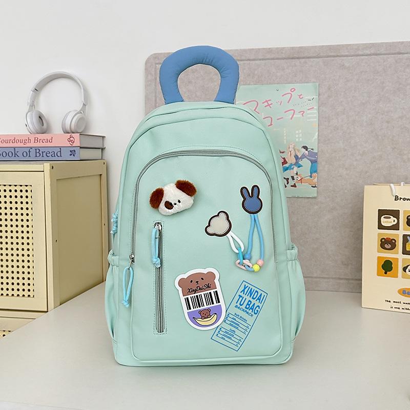 New high-value, fresh, sweet and cute cartoon backpack, middle school student level 1-3 student backpack