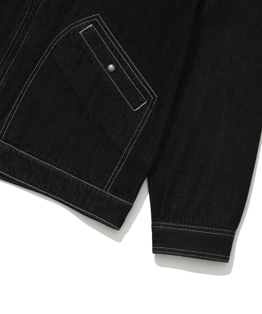 Wacky Willy [24Fw] Denim Trucker Jacket Black