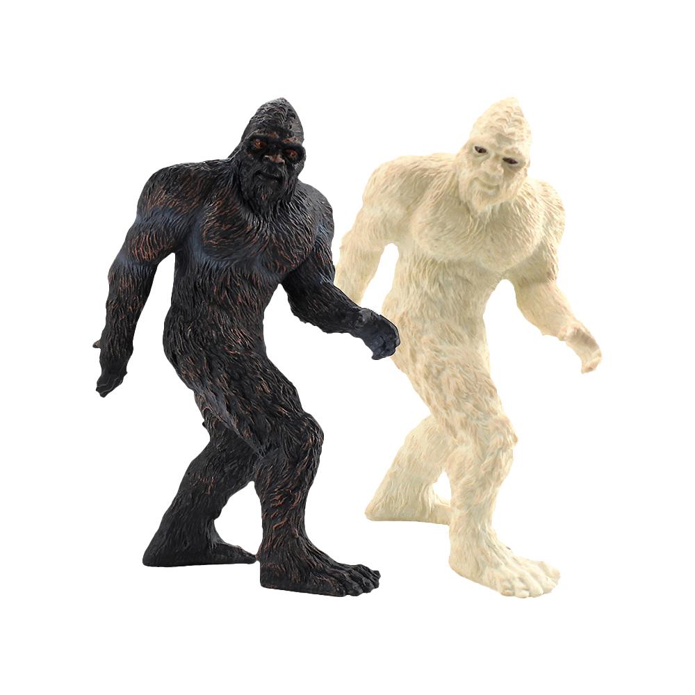 Wild Man Model Toys Ape Man Figurines Miniature People Figures Plastic Toys for Children Kids Gifts Desk Decor Collectible Games