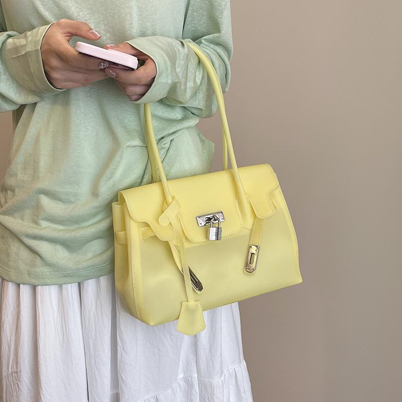Borsa a Tote Jelly di Lusso da Donna 2026 - Borsa Kelly Colore Caramella Estiva