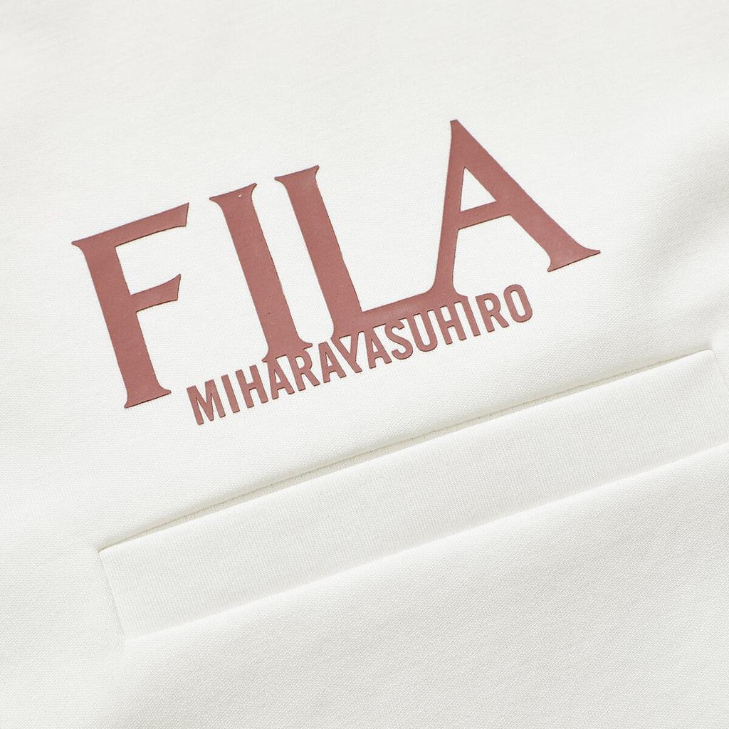 New FILA X MIHARA YASUHIRO Short Sleeved Dress Women's Light Mist Gray F11W223309F-GY