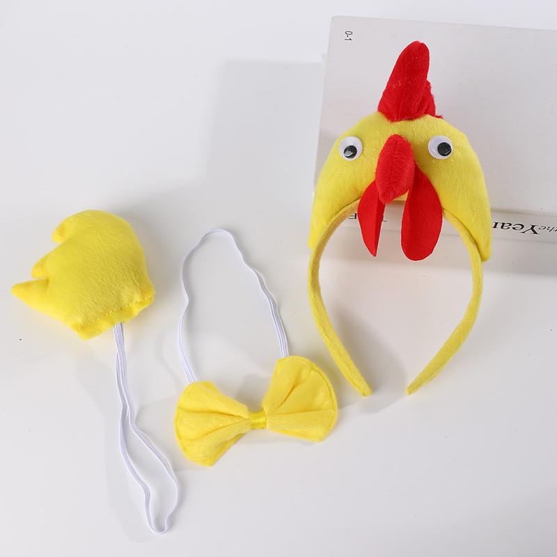 

Childrens Day Animal Hairband Costume Headband For Kids Party Dress Up Hen Set