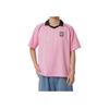 Puma Fashionable Versatile Soft Loose Short Sleeve Polo Shirt Unisex Polo Shirts Pink 633071-90