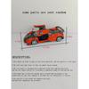 1/32 Simulation Pagani BC Alloy Supercar Model, Doors Can Be Opened with Sound and Light, Car Ornaments