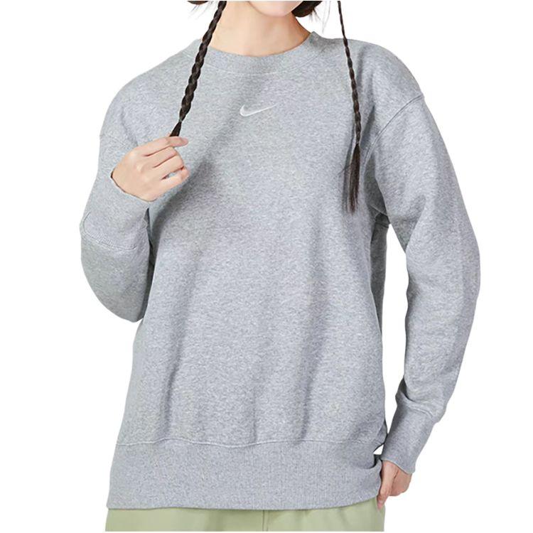 

Nike Fleece Crew Neck Warm Pullover Long Sleeve Sweatshirt Women sweatshirt DD5633-063 M
