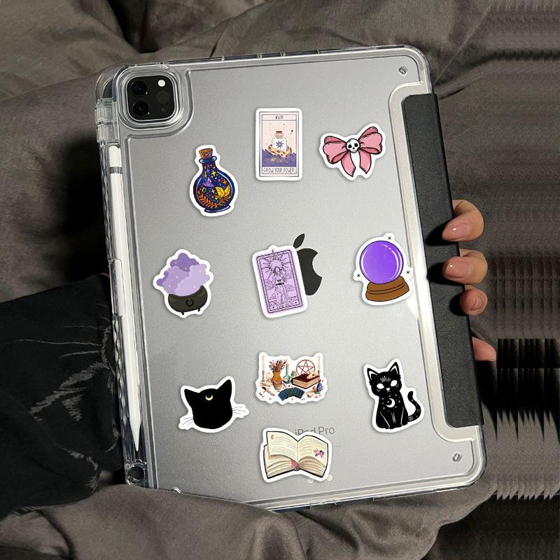 Magic Theme Sticker Set: 100 Sheets of Witch, Crystal Ball, and Creative Planner Designs