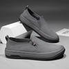Fashion Men's Shoes Ice Silk Cloth Canvas Shoes Casual Sneakers 2025 Breathable Men Trend Slip On Platform Student Zapatillas Tenis