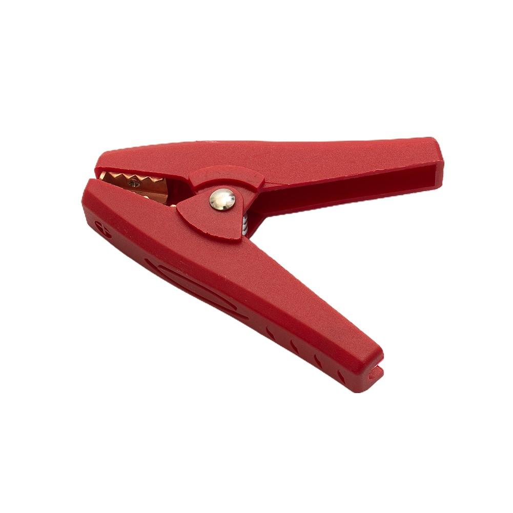 2PCS  Insulated For Alligator Clips 100A90mm Black & Red Car Battery Clips