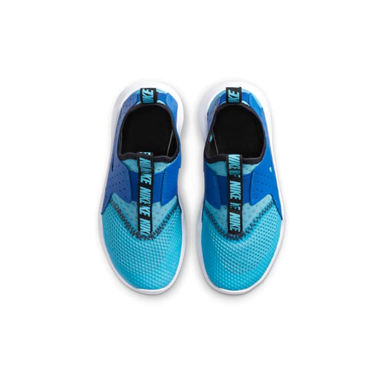 Nike Flex Runner Antislip Demping Lage top Kinder Loopschoenen Wit Blauw Kinderen Leeftijd 3 7 Jaar CV9327-400