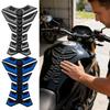 Motorcycle Stickers And Decals 3D Rubber Pad Fish Bone Design Protector Motorcycle Tank Pad Sticker For Adults Oil Tank Street