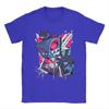 T-shirt Nouveauté Hazbins Hotels Vox pour Homme Col Rond T-shirt 100% Coton Manches Courtes Hauts T-shirts Homme