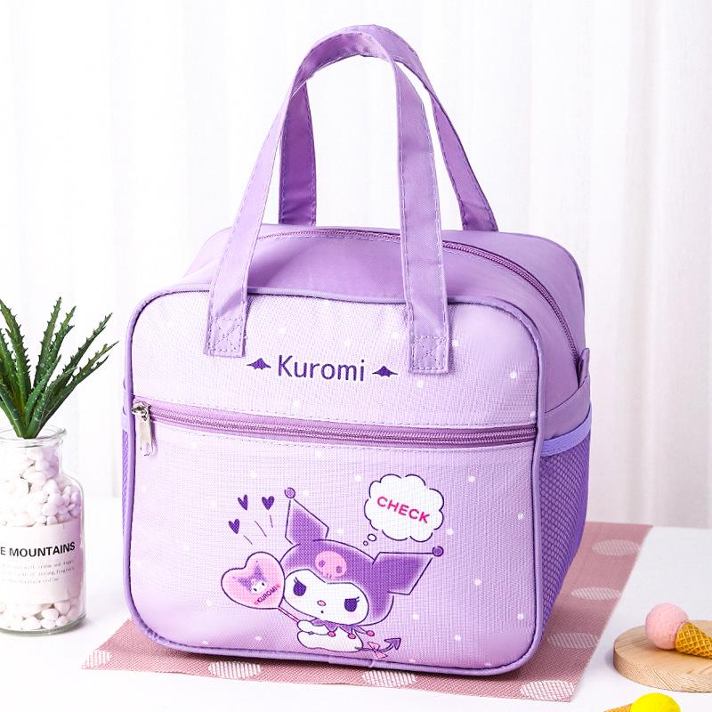 

Изолированная мультяшная сумка-тоут для ланча для детей - Милая, водонепроницаемая, утолщенная сумка для бенто 26CM x 15CM x 24CM