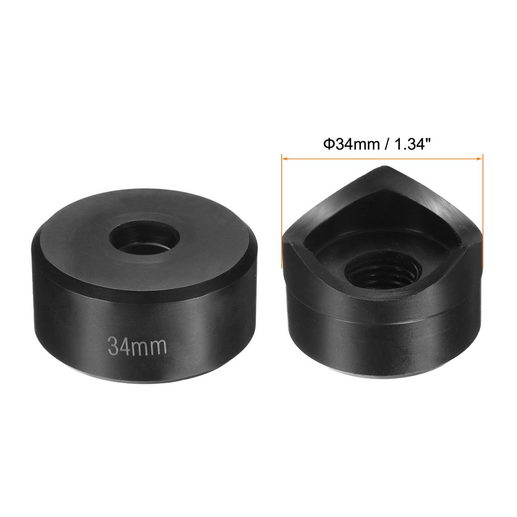 Pumn cu perforare pentru tablă 18mm-50mm Oțel cu rulment Tăiere precisă Kit de pumni manuali pentru lovire Placă de oțel Metal Chiuvetă