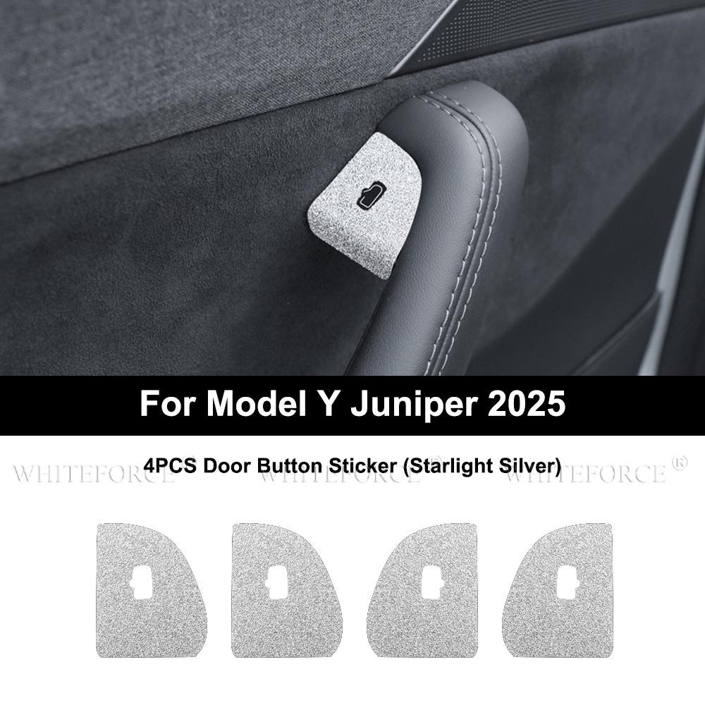 For Tesla Model Y Juniper 2025 Center Console Panel Sticker Center Console Cover Protector Panel Film Button Sticker Accessories