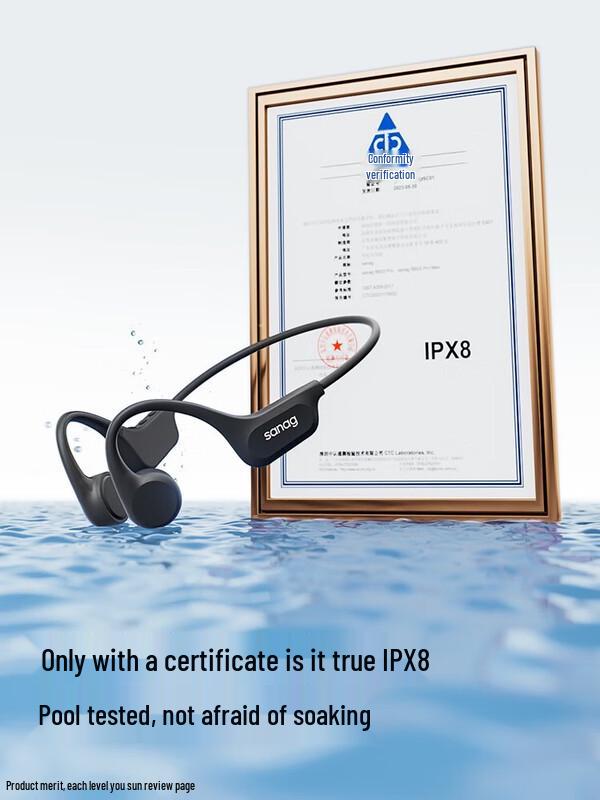 SANAG B60SProMax Bone Conduction Swimming & Sport Headphones