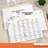 Daily 10 Words English Vocabulary Memory Book