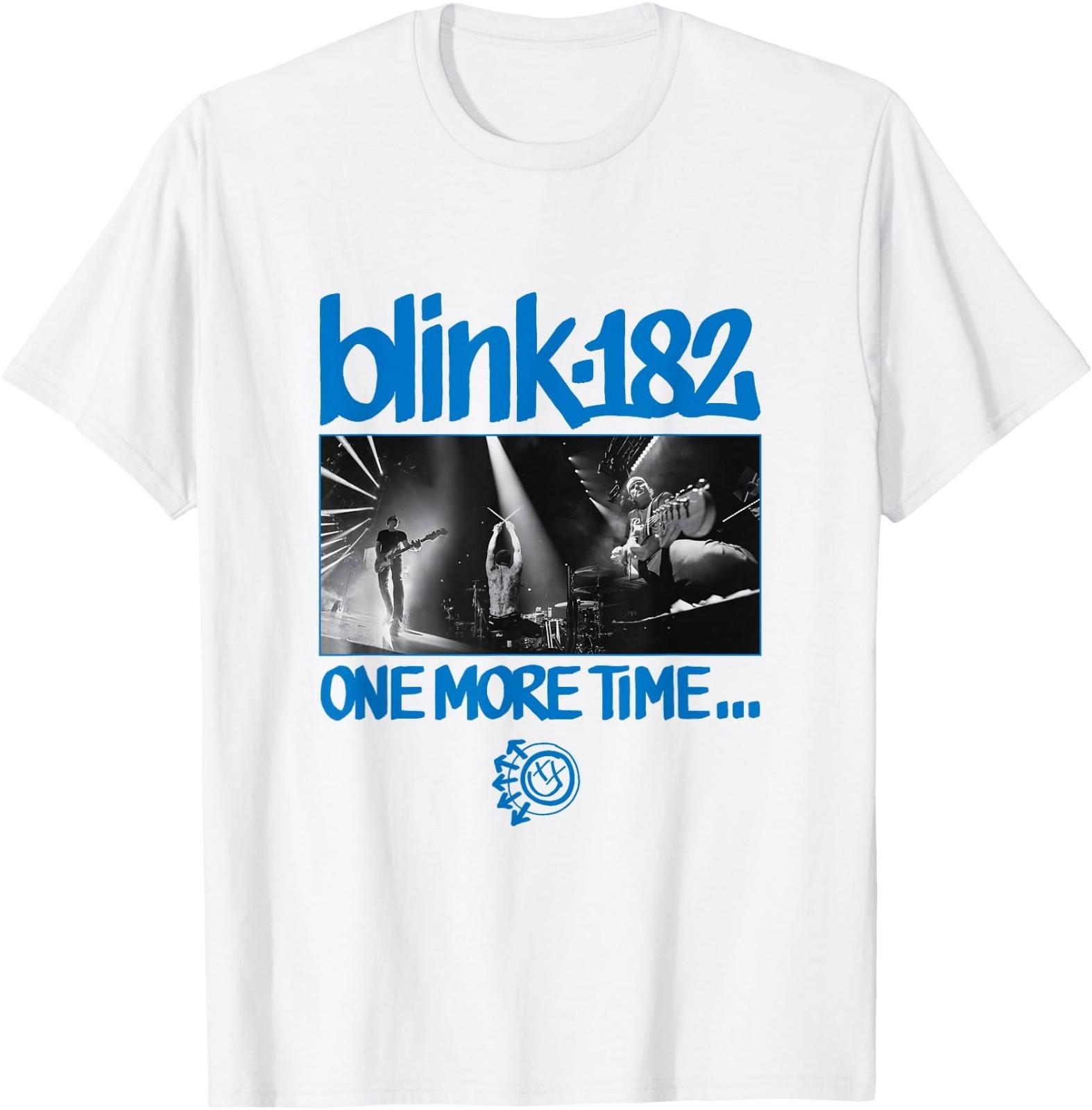 

Blink 182 One More Time Photo T-Shirt Mens Womens Tees Top XL