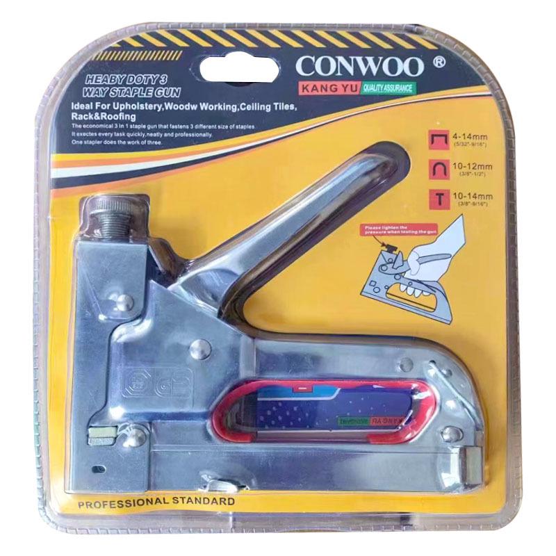 Multi-Function Nail Gun for U-Shaped, Code, and Manual Use - Ideal for Oil Paintings, Photo Frames, Woodworking, and Decoration.