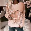 2022 Trendy Valentine's Day Women's Digital Print Love Heart Sweatshirt - Cute Round Neck Pullover