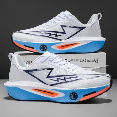 Fashion Unisex Sports Running Shoes for Men Women Training Soft Rebound Shock-Absorbing Summer Outdoor Jogging Shoes for Teenagers