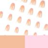 Cute Pink French Style Wearable Nail Tips & Stickers