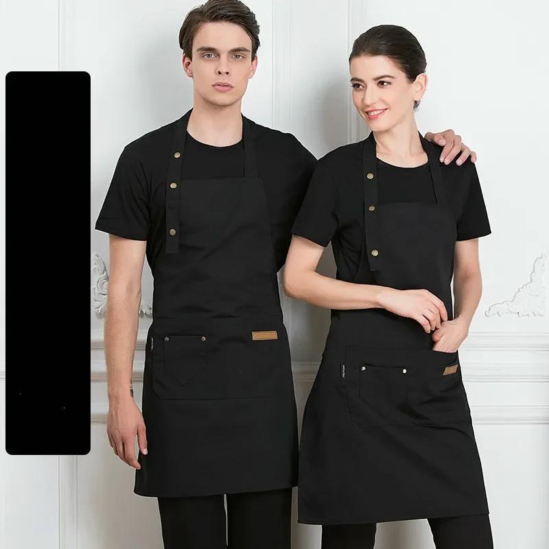 New Barber Apron Bib Accessories Women Men Barbecue Tools Kitchen Household Apron Chef Waiter Coffee Shop Waiter Apron