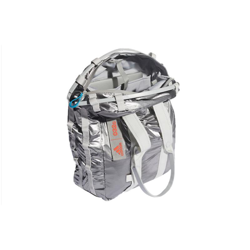 Adidas Originals Trefoil 032C Collaboration Polyurethane Handbag Unisex Light Gray Adidas H62026